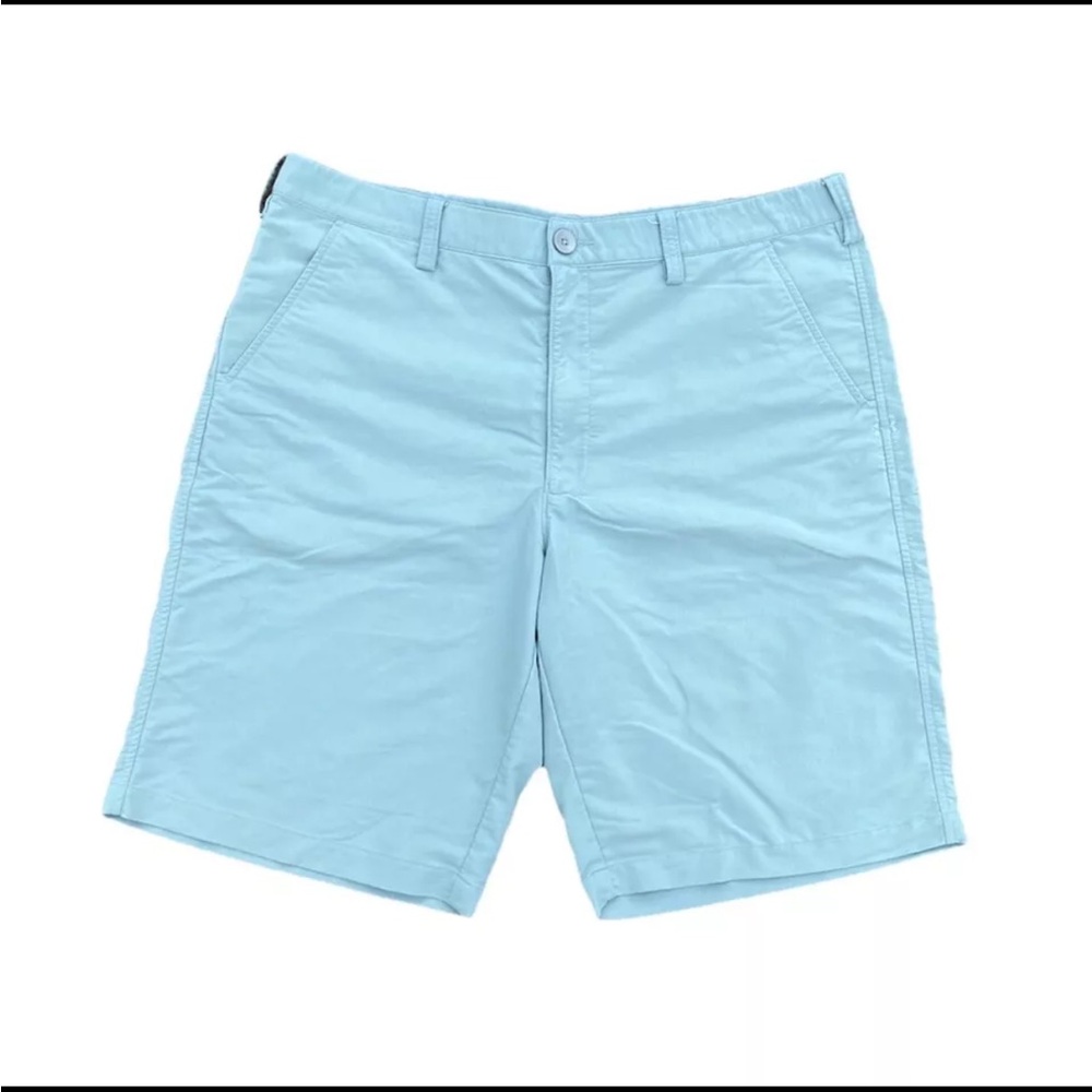 Under Armour Men’s Size 38 Gray Golf Shorts Chinos Flat Front Nylon, Polyester